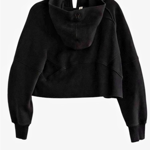 Lululemon Black Scuba Oversized Half-Zip Hoodie Size XS / Small Style LW3DMAS - Picture 13 of 13